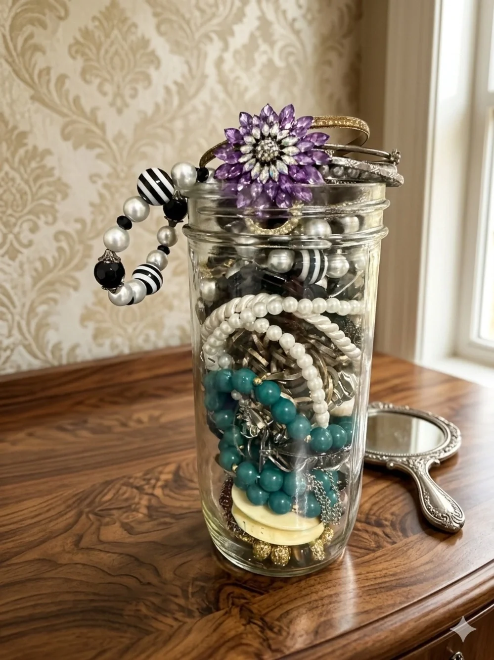 Vintage Estate Mystery Jewelry Jar